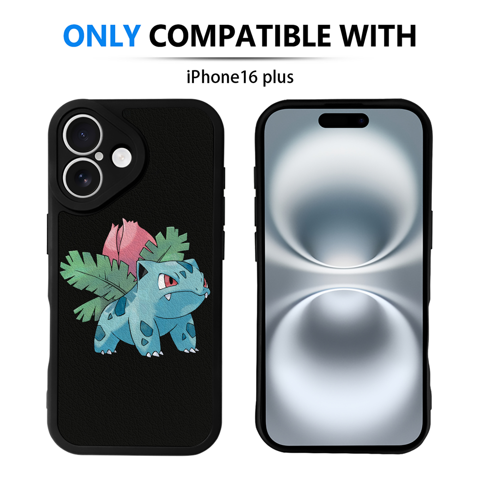 （画像用） ポケットモンスター Pokémon 【iPhone 16シリーズ対応】シリコンスマホケース（レザー調） 材質：シリコン